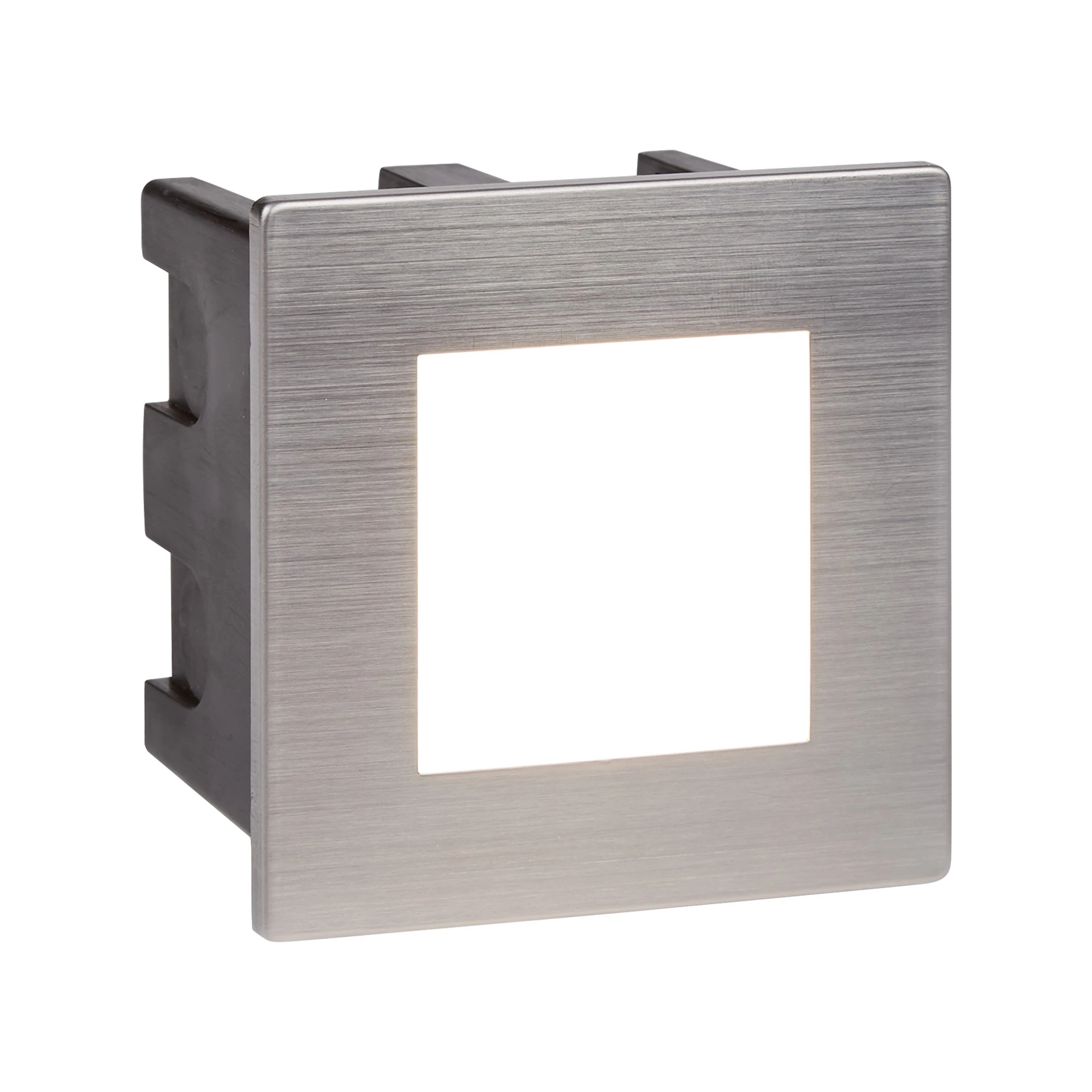 Led Indoor & Outdoor Recessed Square in Chrome | Washington Lighting and Interiors Led Indoor & Outdoor Recessed Square in Chrome | Washington Lighting and Interiors