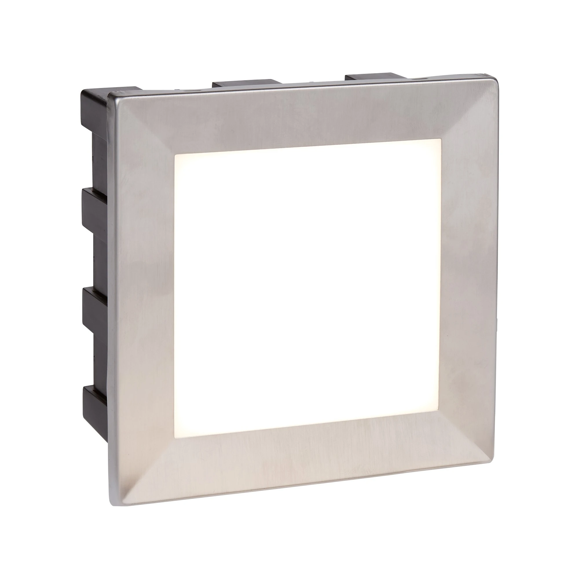 Led Indoor & Outdoor Recessed Square in Chrome | Washington Lighting and Interiors Led Indoor & Outdoor Recessed Square in Chrome | Washington Lighting and Interiors