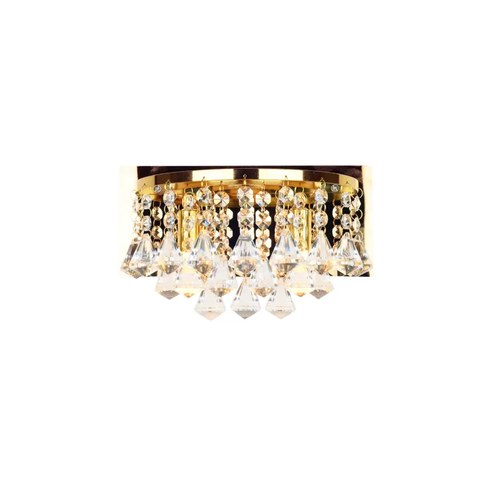 Cantrell 2 Light Crystal Wall Light Gold | Washington Lighting and Interiors Cantrell 2 Light Crystal Wall Light Gold | Washington Lighting and Interiors