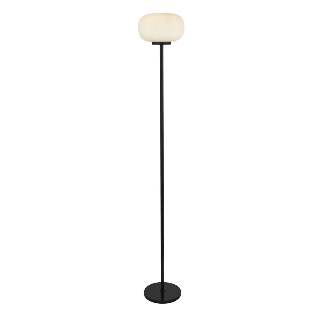 1lt Floor Lamp with Frosted Ribbed Glass | Washington Lighting and Interiors 1lt Floor Lamp with Frosted Ribbed Glass | Washington Lighting and Interiors