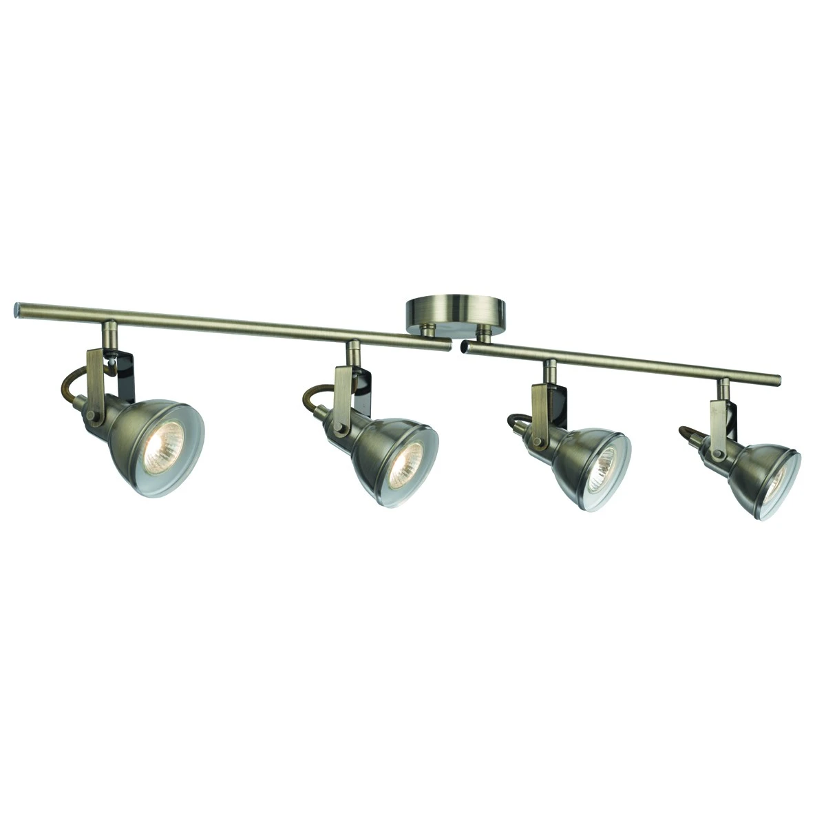 Traditional Antique Brass 4 Bar Spotlight | Washington Lighting and Interiors Traditional Antique Brass 4 Bar Spotlight | Washington Lighting and Interiors