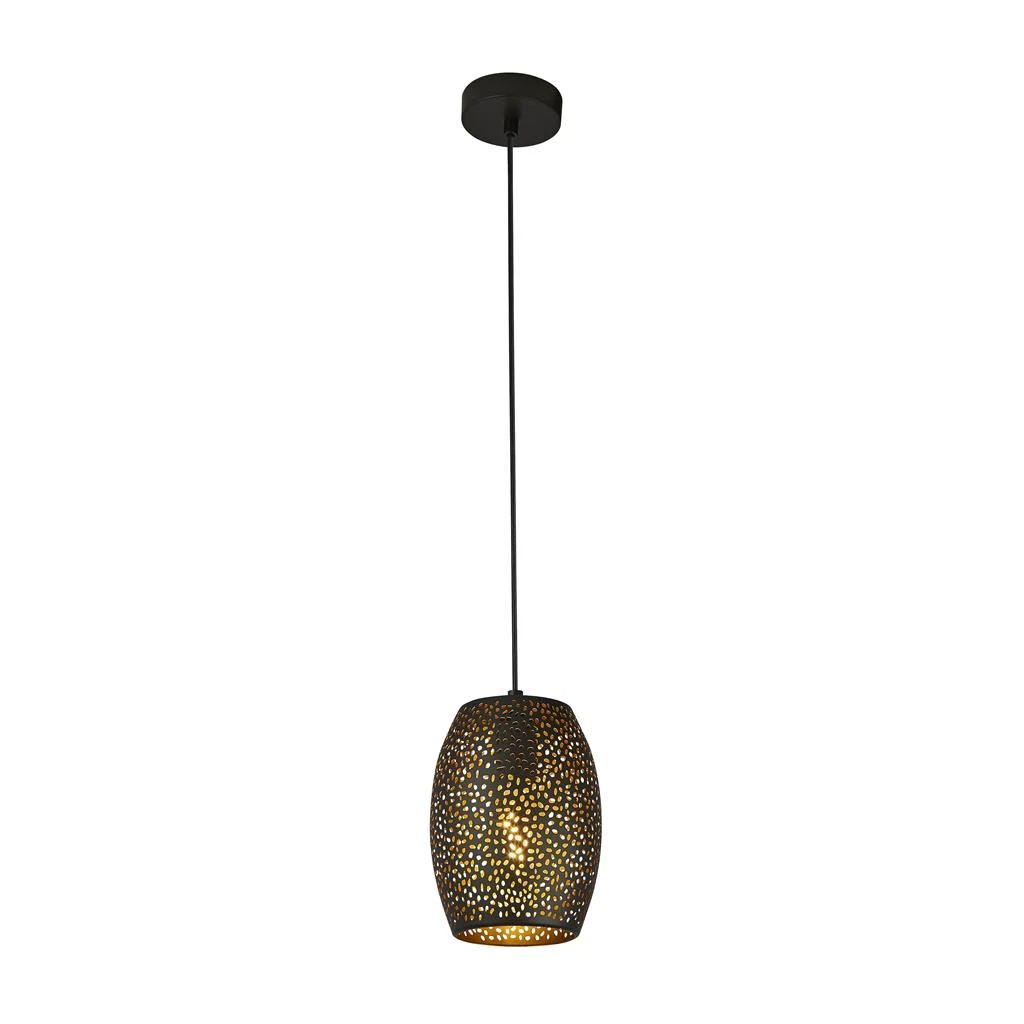 1lt Pendant - Black and Gold | Washington Lighting and Interiors 1lt Pendant Black and Gold | Washington Lighting and Interiors