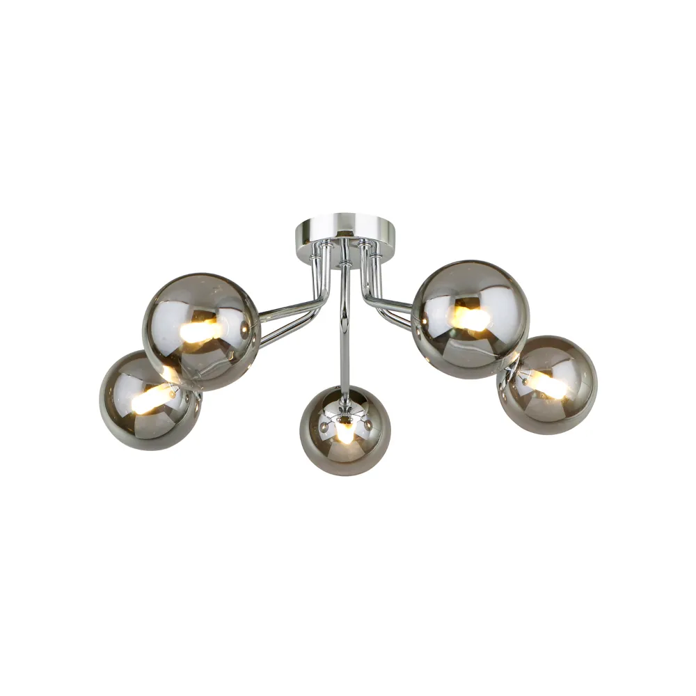 Barra 5 Light Semi Flush | Washington Lighting and Interiors Barra 5 Light Semi Flush | Washington Lighting and Interiors