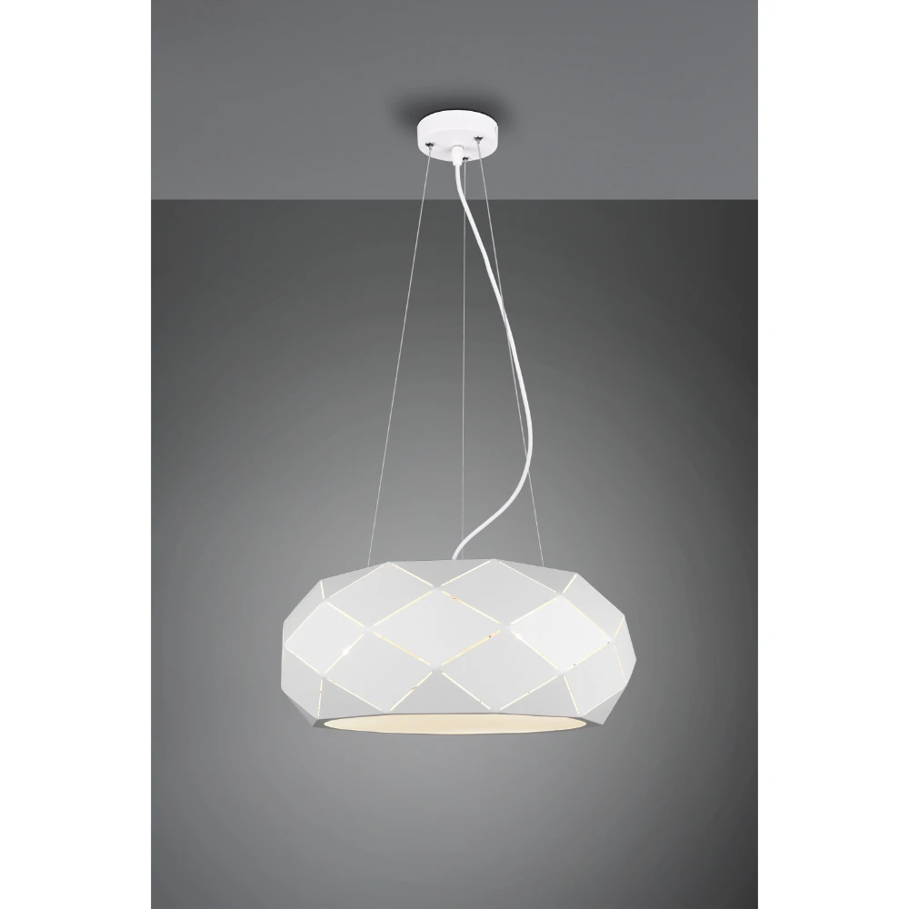 Modern White Matt Pendant | Washington Lighting and Interiors Modern White Matt Pendant | Washington Lighting and Interiors