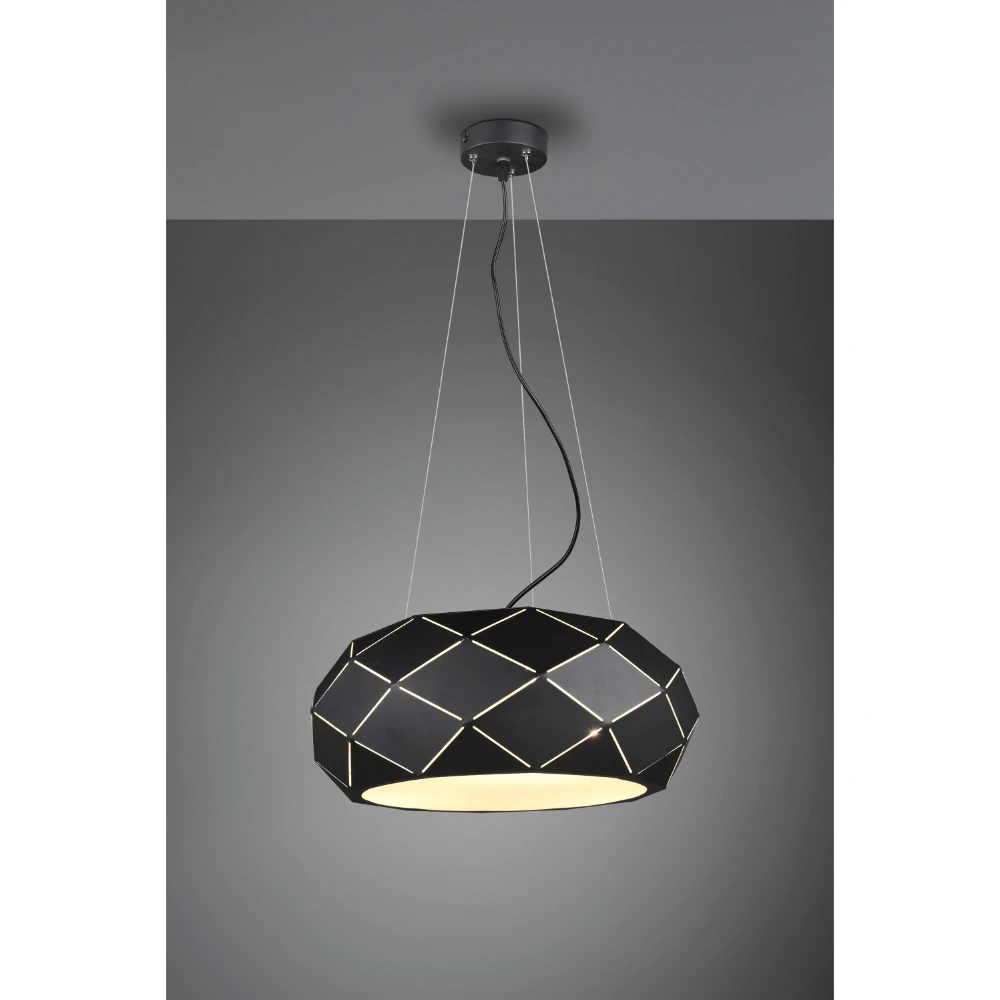 Modern Black Matt Pendant | Washington Lighting and Interiors Modern Black Matt Pendant | Washington Lighting and Interiors