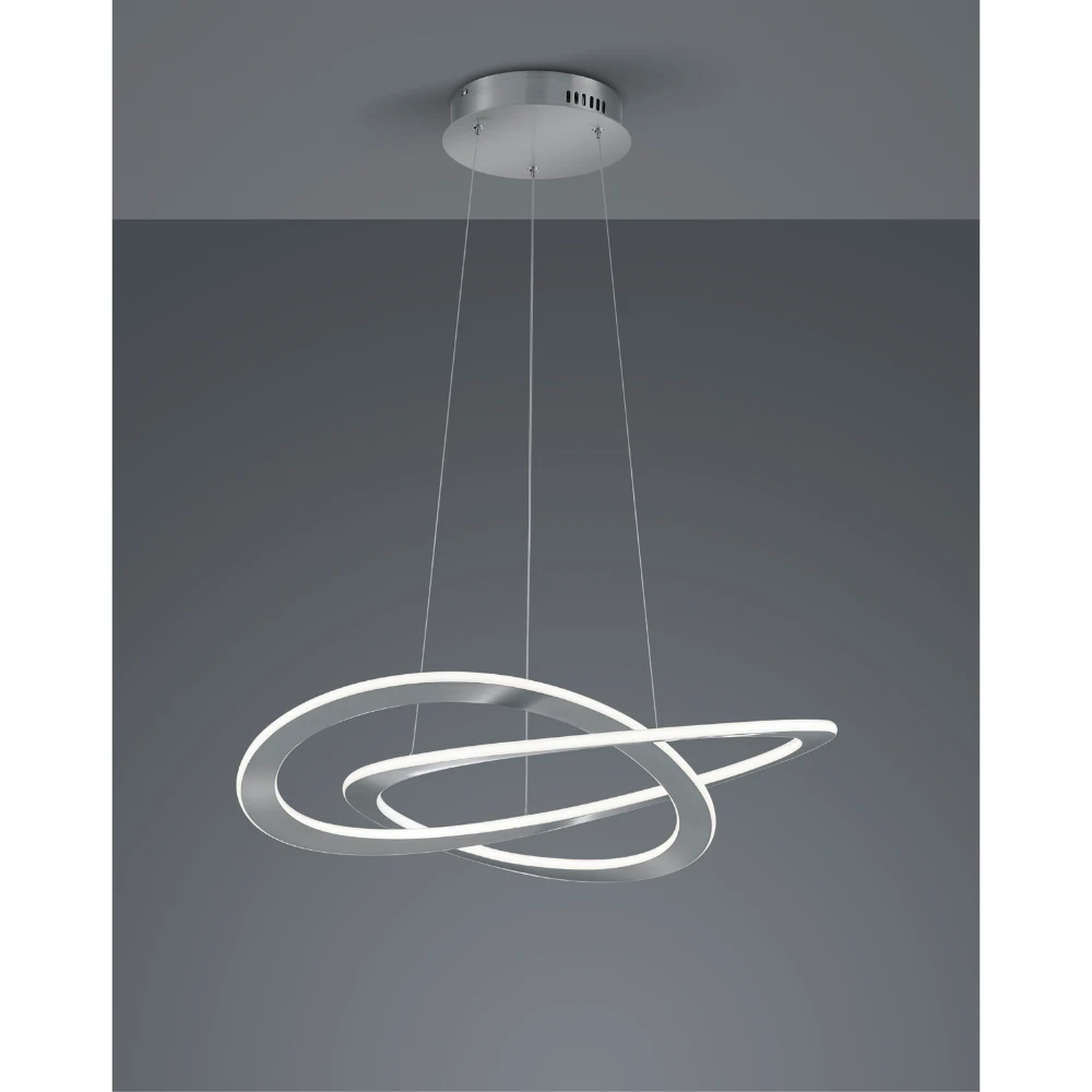 Modern Nickel Matt Pendant Led 3000k | Washington Lighting and Interiors Modern Nickel Matt Pendant Led 3000k | Washington Lighting and Interiors