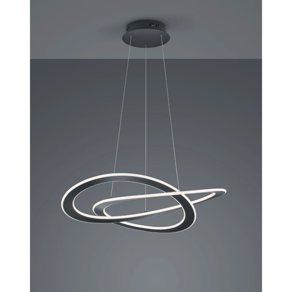 Modern Anthracite Pendant Led 3000k | Washington Lighting and Interiors Modern Anthracite Pendant Led 3000k | Washington Lighting and Interiors