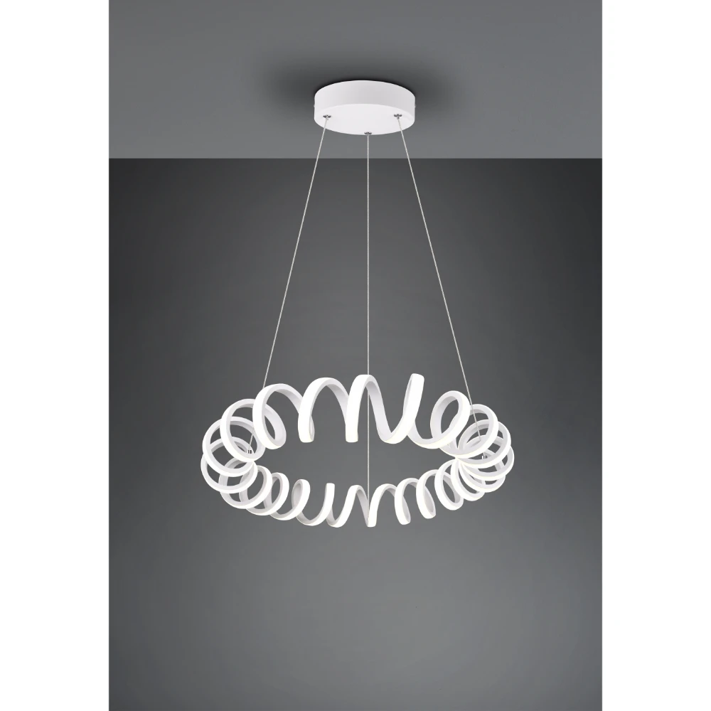Modern White Matt Pendant Led 4000k | Washington Lighting and Interiors Modern White Matt Pendant Led 4000k | Washington Lighting and Interiors