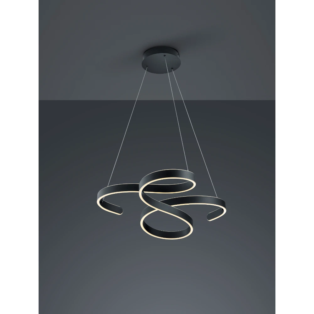 Modern Anthracite Pendant Led 3000k | Washington Lighting and Interiors Modern Anthracite Pendant Led 3000k | Washington Lighting and Interiors