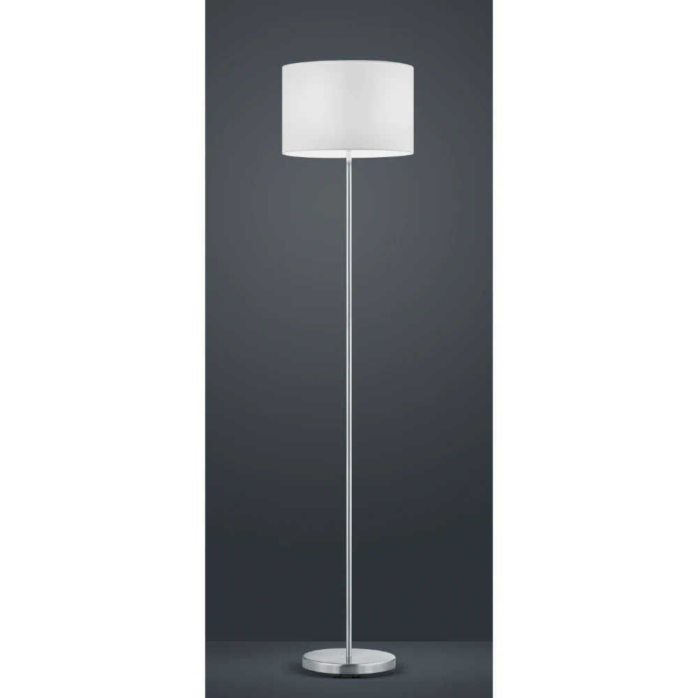 Modern Nickel Matt Floor Lamp | Washington Lighting and Interiors Modern Nickel Matt Floor Lamp | Washington Lighting and Interiors