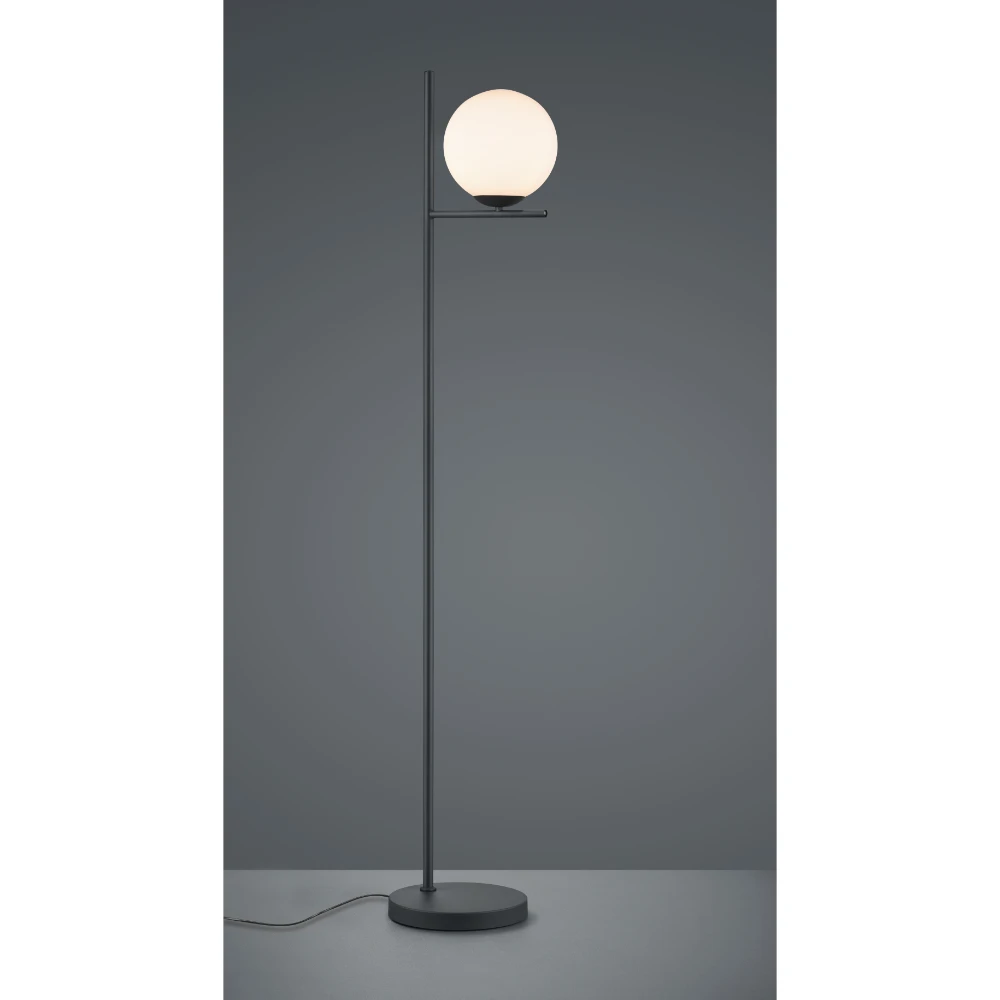 Modern Black Matt Floor Lamp | Washington Lighting and Interiors Modern Black Matt Floor Lamp | Washington Lighting and Interiors