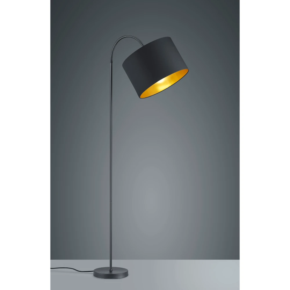 Modern Black Matt Floor Lamp | Washington Lighting and Interiors Modern Black Matt Floor Lamp | Washington Lighting and Interiors