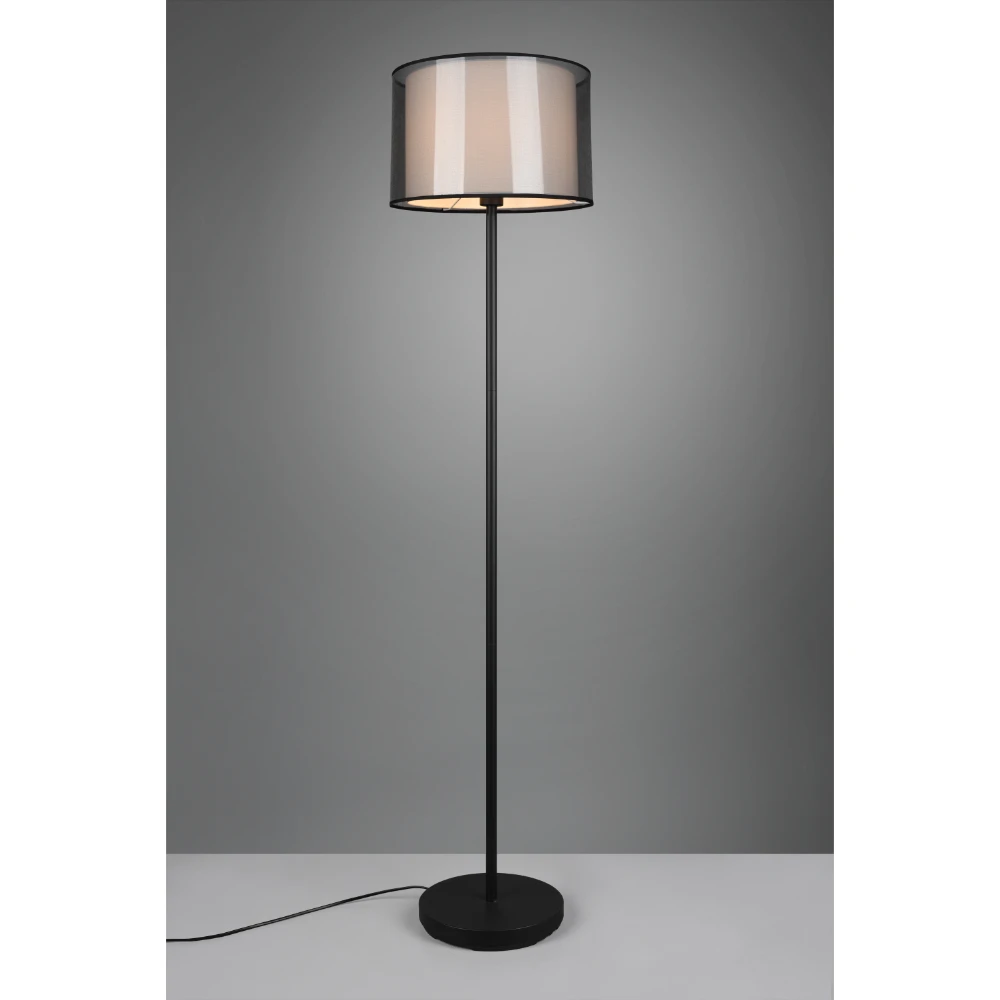 Modern Black Matt Floor Lamp | Washington Lighting and Interiors Modern Black Matt Floor Lamp | Washington Lighting and Interiors