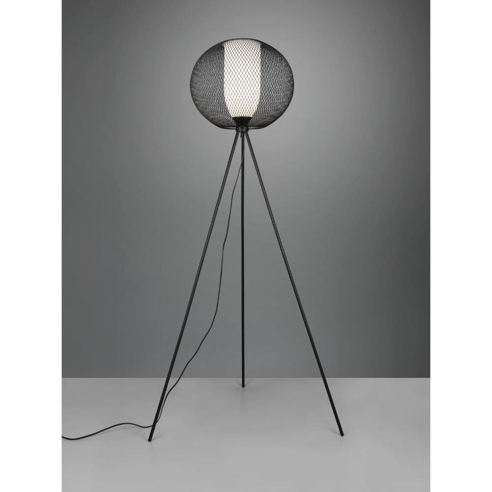 Modern Black Matt Floor Lamp | Washington Lighting and Interiors Modern Black Matt Floor Lamp | Washington Lighting and Interiors