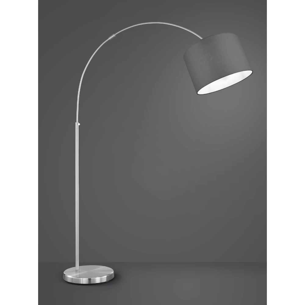 Modern Nickel Matt Floor Lamp | Washington Lighting and Interiors Modern Nickel Matt Floor Lamp | Washington Lighting and Interiors