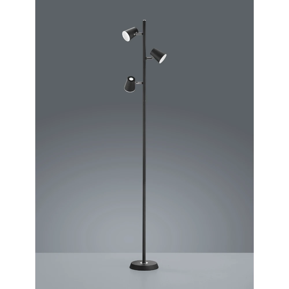 Modern Black Matt Floor Lamp Led 3000k | Washington Lighting and Interiors Modern Black Matt Floor Lamp Led 3000k | Washington Lighting and Interiors
