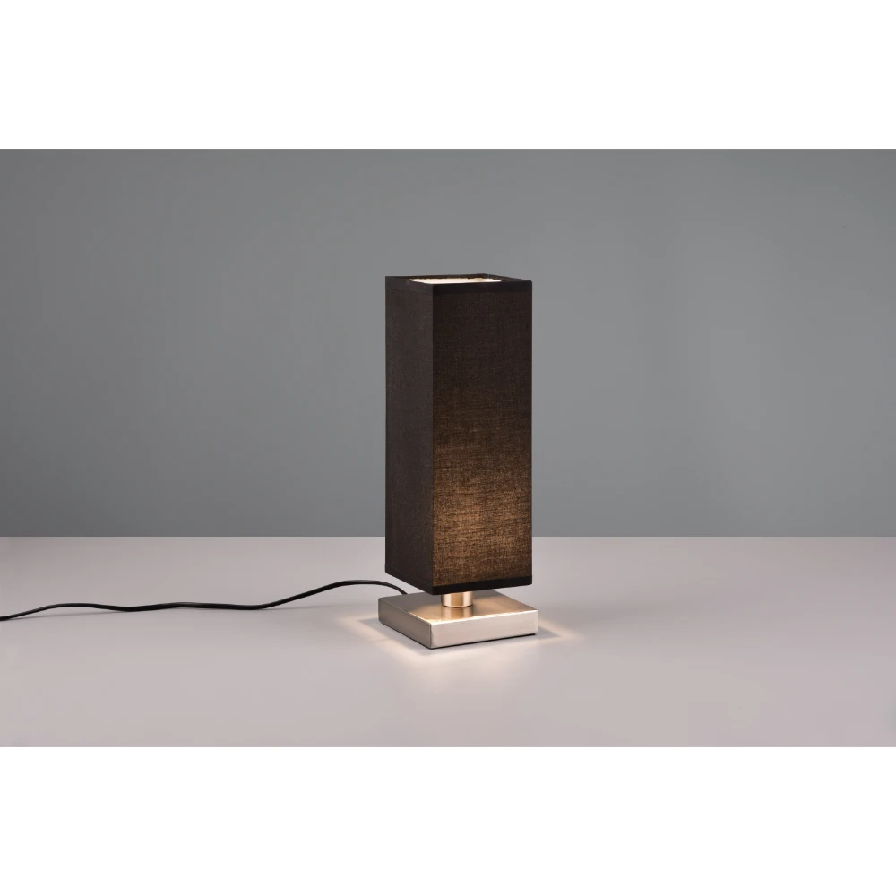 Modern Nickel Matt Table Lamp | Washington Lighting and Interiors Modern Nickel Matt Table Lamp | Washington Lighting and Interiors