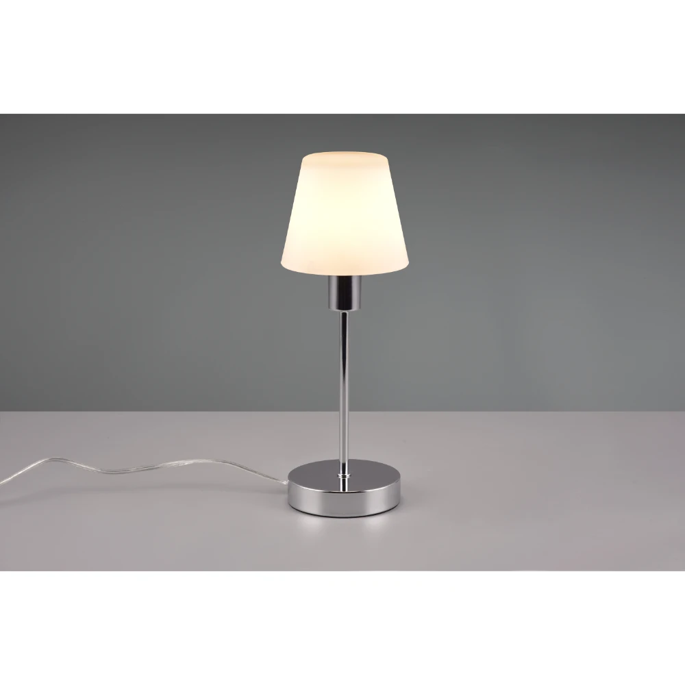 Modern Chrome Table Lamp | Washington Lighting and Interiors Modern Chrome Table Lamp | Washington Lighting and Interiors
