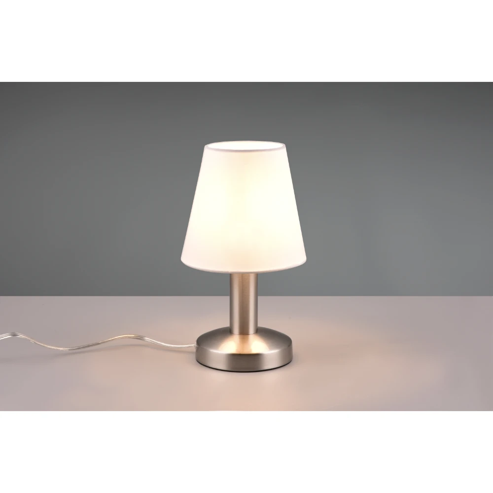 Young Living Nickel Matt Table Lamp | Washington Lighting and Interiors Young Living Nickel Matt Table Lamp | Washington Lighting and Interiors