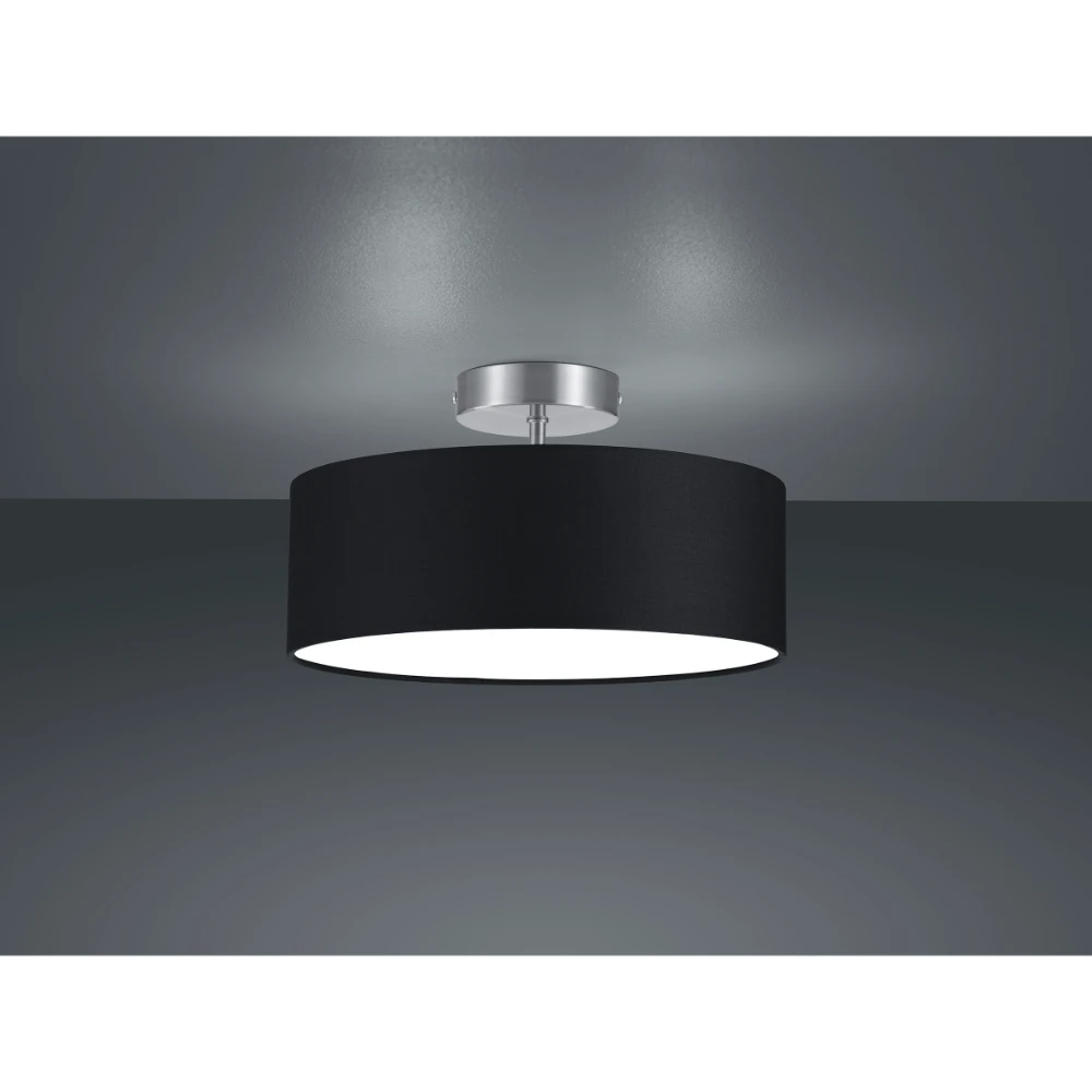 Modern Nickel Matt Ceiling Light | Washington Lighting and Interiors Modern Nickel Matt Ceiling Light | Washington Lighting and Interiors