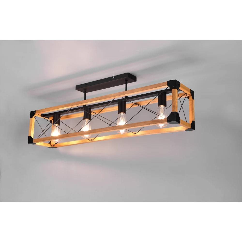 Vintage Black Matt Ceiling Light | Washington Lighting and Interiors Vintage Black Matt Ceiling Light | Washington Lighting and Interiors