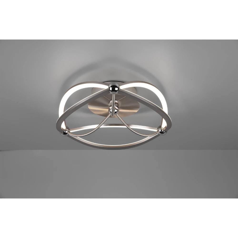Modern Nickel Matt Ceiling Light Led 3000k | Washington Lighting and Interiors Modern Nickel Matt Ceiling Light Led 3000k | Washington Lighting and Interiors