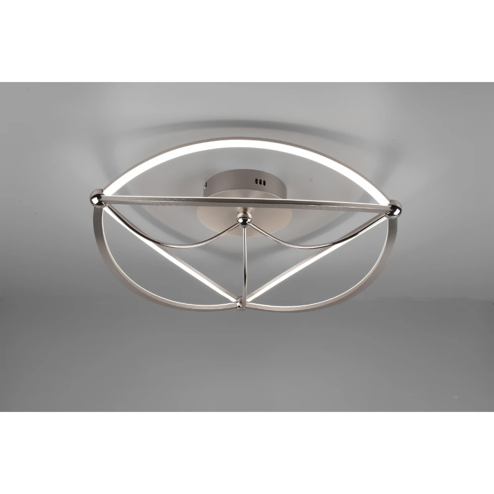 Modern Nickel Matt Ceiling Light Led 3000k | Washington Lighting and Interiors Modern Nickel Matt Ceiling Light Led 3000k | Washington Lighting and Interiors