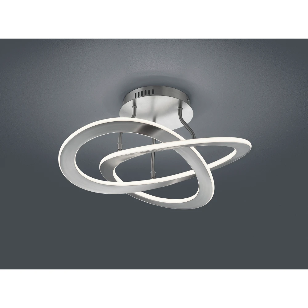 Modern Nickel Matt Ceiling Light Led 3000k | Washington Lighting and Interiors Modern Nickel Matt Ceiling Light Led 3000k | Washington Lighting and Interiors