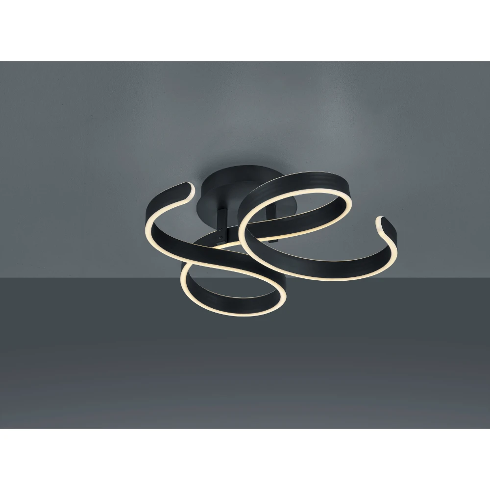 Modern Anthracite Ceiling Light Led 3000k | Washington Lighting and Interiors Modern Anthracite Ceiling Light Led 3000k | Washington Lighting and Interiors