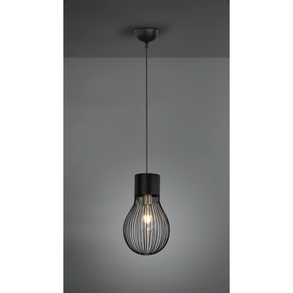 Modern Black Matt Pendant | Washington Lighting and Interiors Modern Black Matt Pendant | Washington Lighting and Interiors