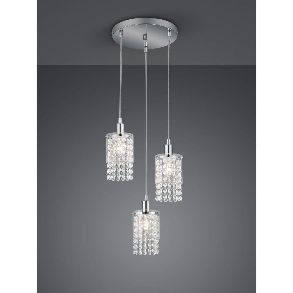 Modern Chrome Pendant | Washington Lighting and Interiors Modern Chrome Pendant | Washington Lighting and Interiors
