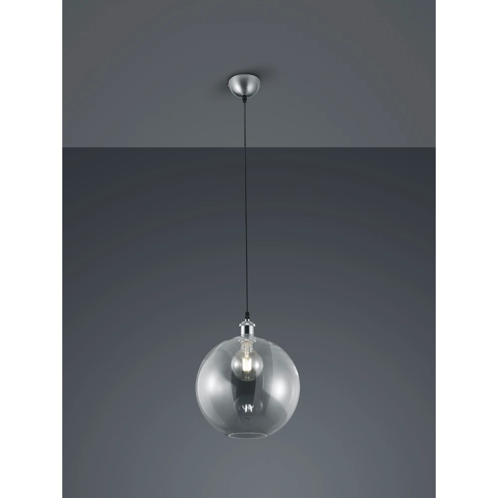 Modern Nickel Matt Pendant | Washington Lighting and Interiors Modern Nickel Matt Pendant | Washington Lighting and Interiors