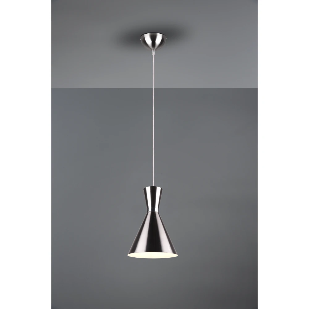 Modern Nickel Matt Pendant | Washington Lighting and Interiors Modern Nickel Matt Pendant | Washington Lighting and Interiors