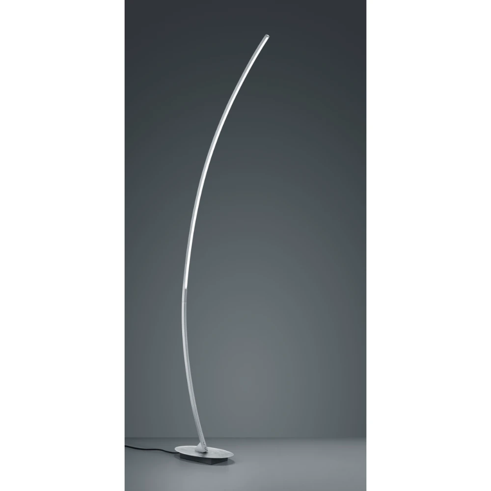 Modern Brushed Aluminium Floor Lamp Led 3000k | Washington Lighting and Interiors Modern Brushed Aluminium Floor Lamp Led 3000k | Washington Lighting and Interiors