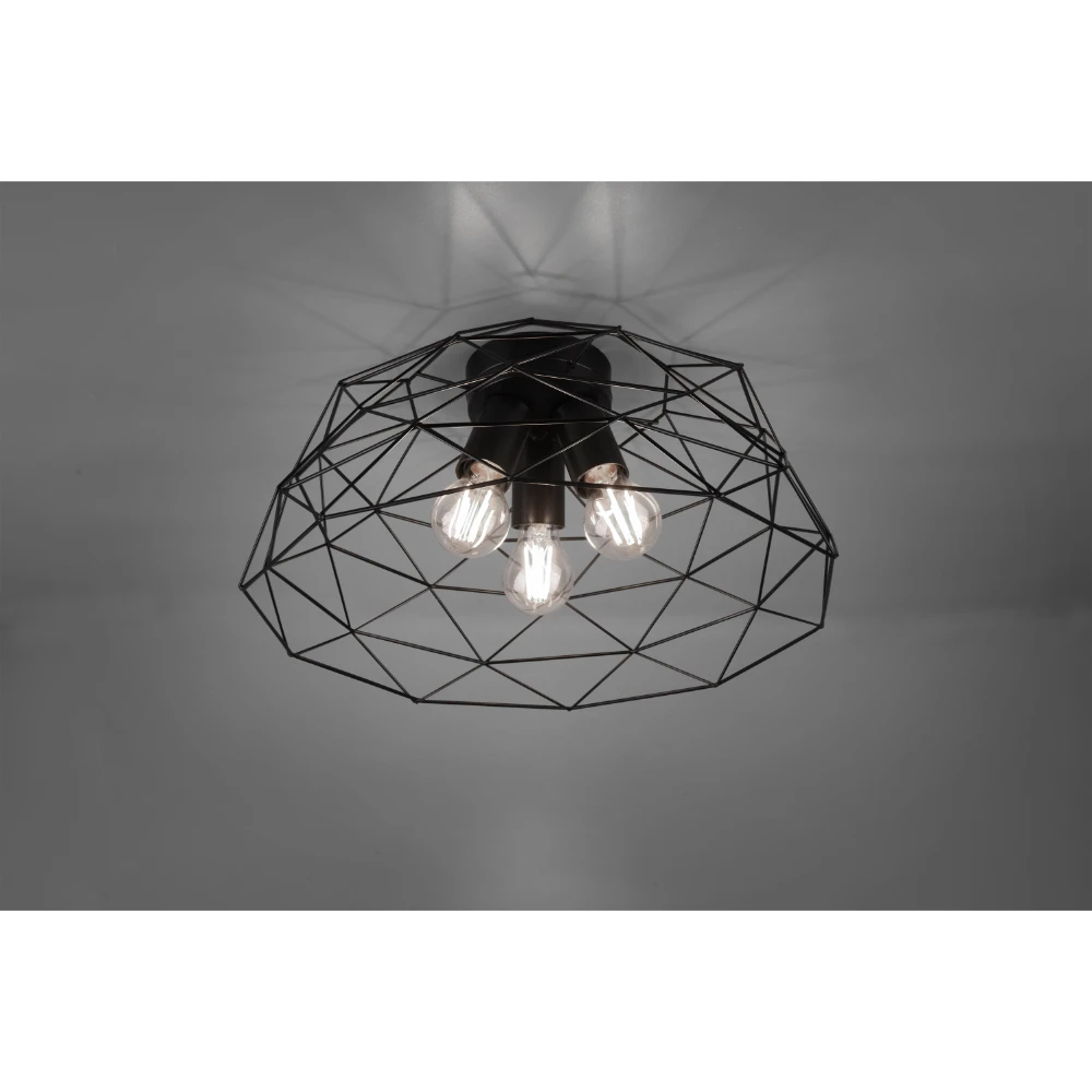 Modern Black Matt Ceiling Light | Washington Lighting and Interiors Modern Black Matt Ceiling Light | Washington Lighting and Interiors