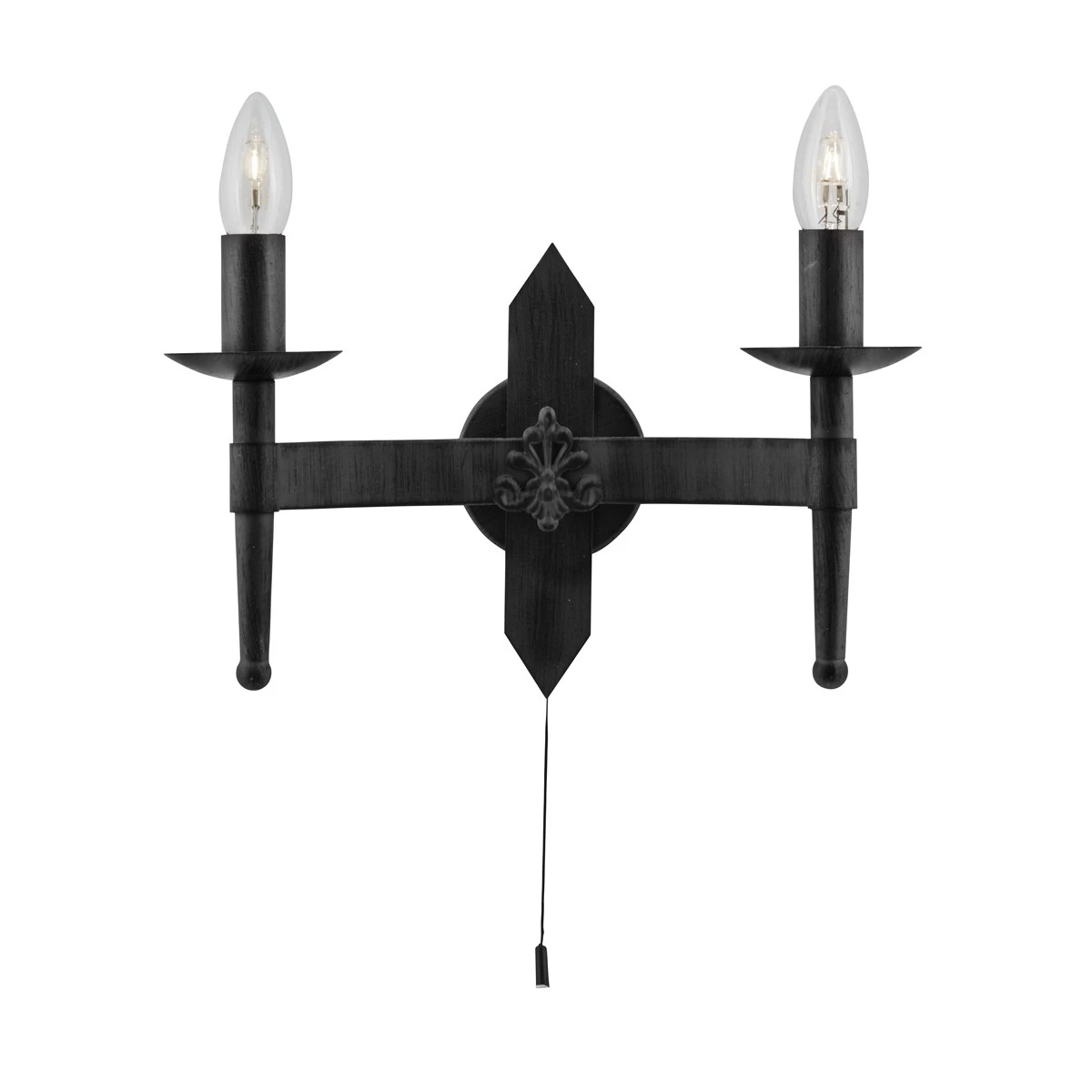 Gothic Style Wrought Iron Switched Wall Light | Washington Lighting and Interiors Gothic Style Wrought Iron Switched Wall Light | Washington Lighting and Interiors