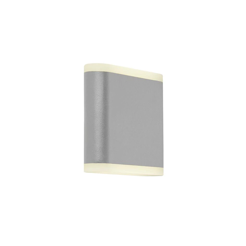 Led Updown Wall Light - Grey with Frosted Diffuser | Washington Lighting and Interiors Led Updown Wall Light Grey with Frosted Diffuser | Washington Lighting and Interiors