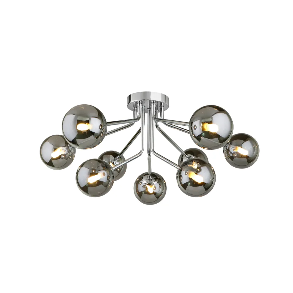 Barra 9 Light Semi Flush | Washington Lighting and Interiors Barra 9 Light Semi Flush | Washington Lighting and Interiors