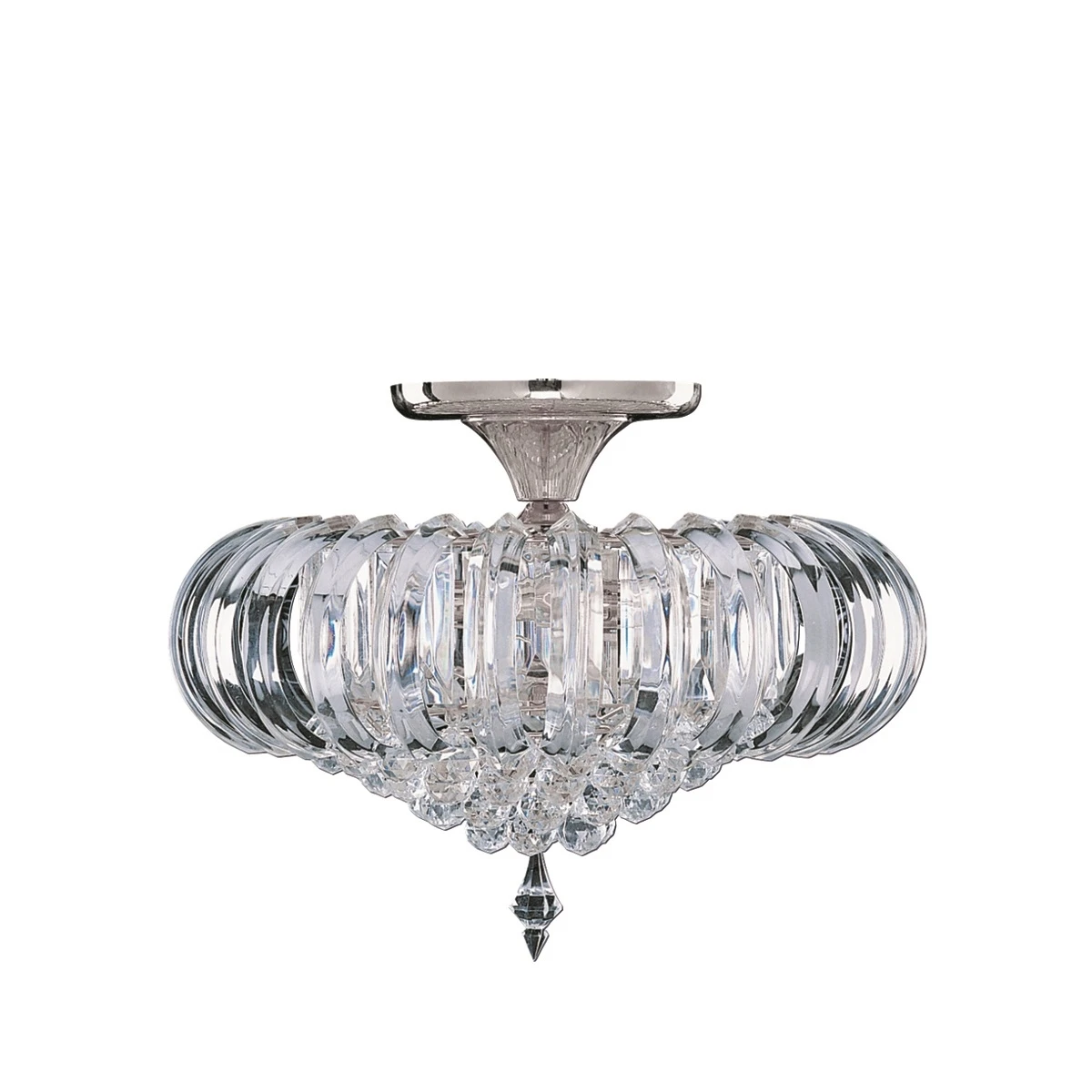 5 Light Acrylic Semi Flush Fitting with Chrome Frame | Washington Lighting and Interiors 5 Light Acrylic Semi Flush Fitting with Chrome Frame | Washington Lighting and Interiors