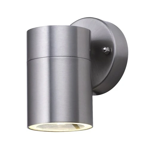 Outdoor Satin Silver 1 Light Tube Wall Bracket Ip44 Rated | Washington Lighting and Interiors Outdoor Satin Silver 1 Light Tube Wall Bracket Ip44 Rated | Washington Lighting and Interiors