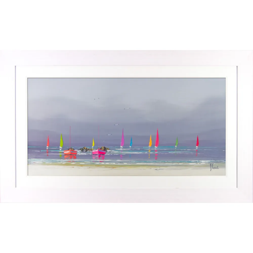 Coastal Landscape Framed in Grey 76cm X 127cm | Washington Lighting and Interiors Coastal Landscape Framed in Grey 76cm X 127cm | Washington Lighting and Interiors