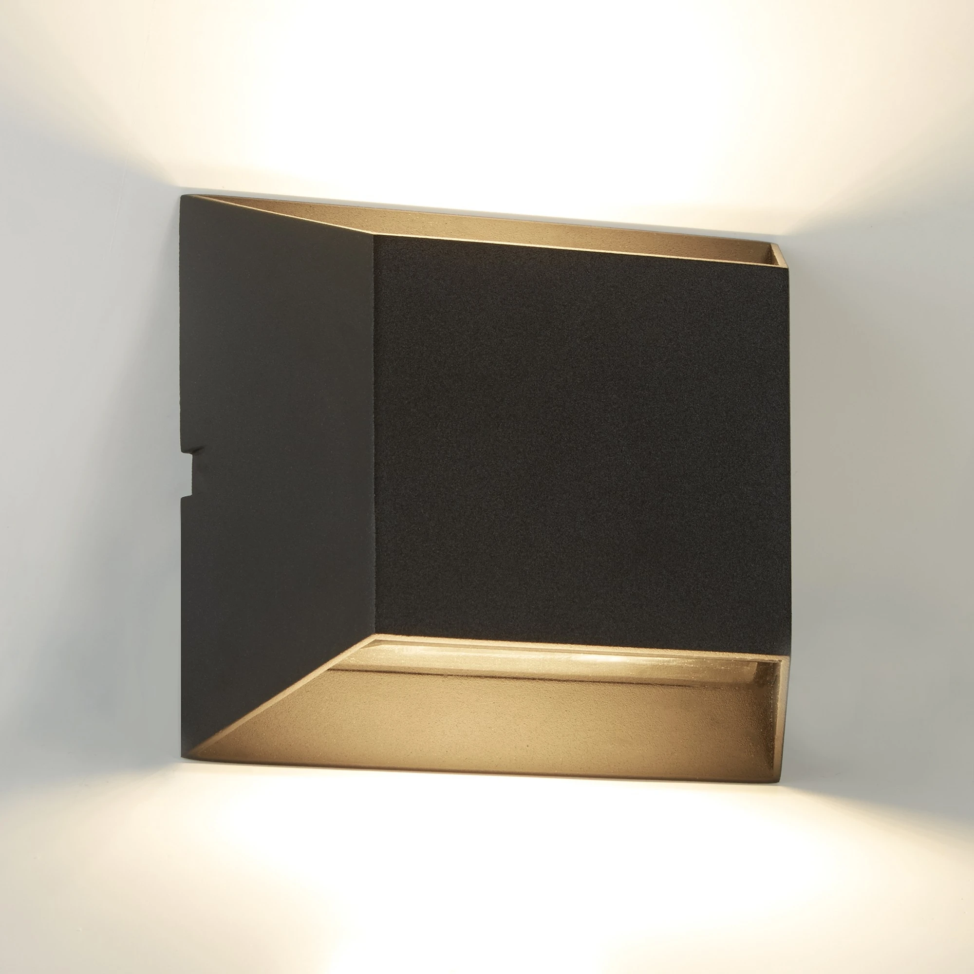 Outdoor 2 Light Led Wall Bracket Black | Washington Lighting and Interiors Outdoor 2 Light Led Wall Bracket Black | Washington Lighting and Interiors