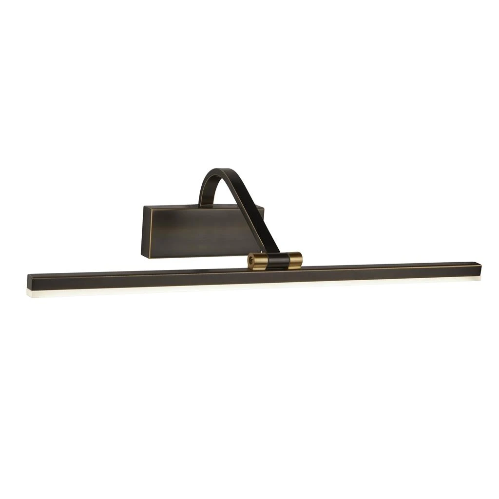 Led Picture Light - Black Brushed Gold | Washington Lighting and Interiors Led Picture Light Black Brushed Gold | Washington Lighting and Interiors