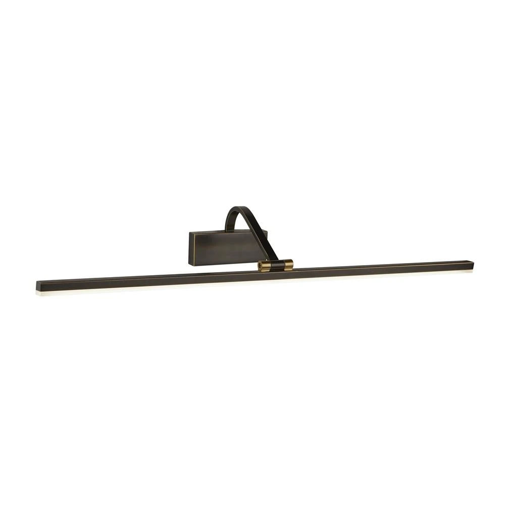 Led Picture Light - Black Brushed Gold | Washington Lighting and Interiors Led Picture Light Black Brushed Gold | Washington Lighting and Interiors
