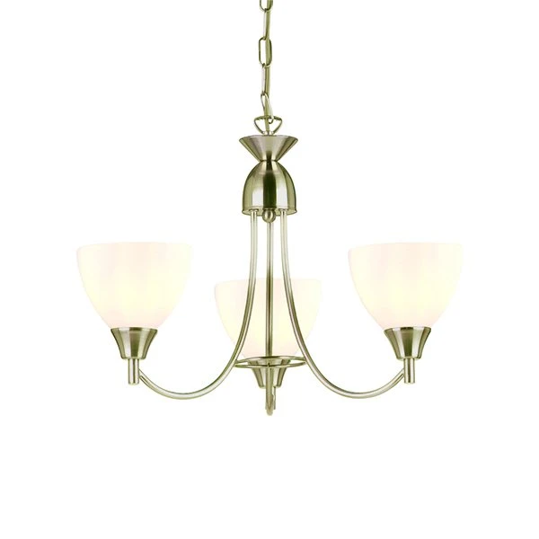 3 Arm Ceiling Light with Opal Glass - Dual Mount | Washington Lighting and Interiors 3 Arm Ceiling Light with Opal Glass Dual Mount | Washington Lighting and Interiors