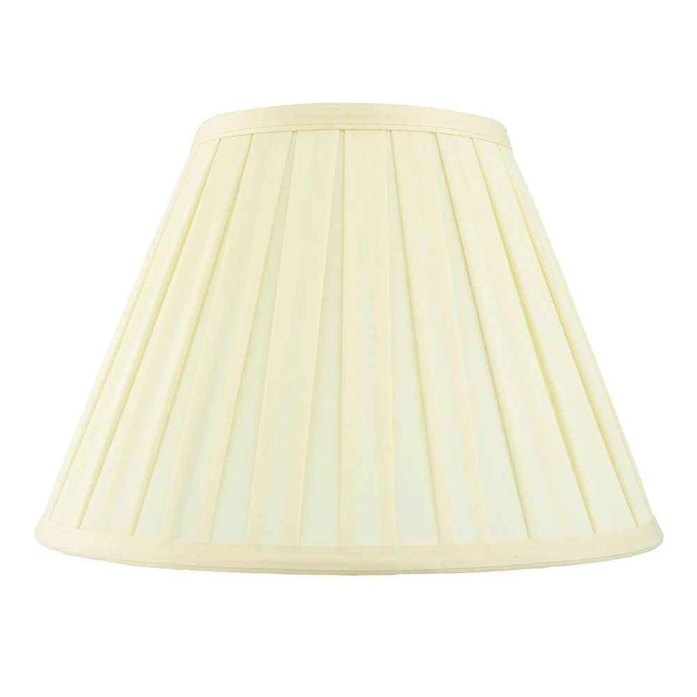 Cream Box Pleated Fabric Lamp Shade Only - 16 Inch | Washington Lighting and Interiors Cream Box Pleated Fabric Lamp Shade Only 16 Inch | Washington Lighting and Interiors