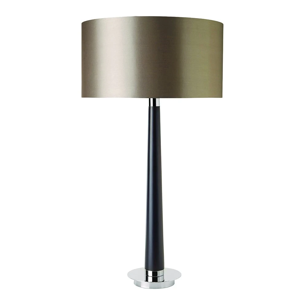 Contemporary Table Lamp with Faux Silk Shade | Washington Lighting and Interiors Contemporary Table Lamp with Faux Silk Shade | Washington Lighting and Interiors