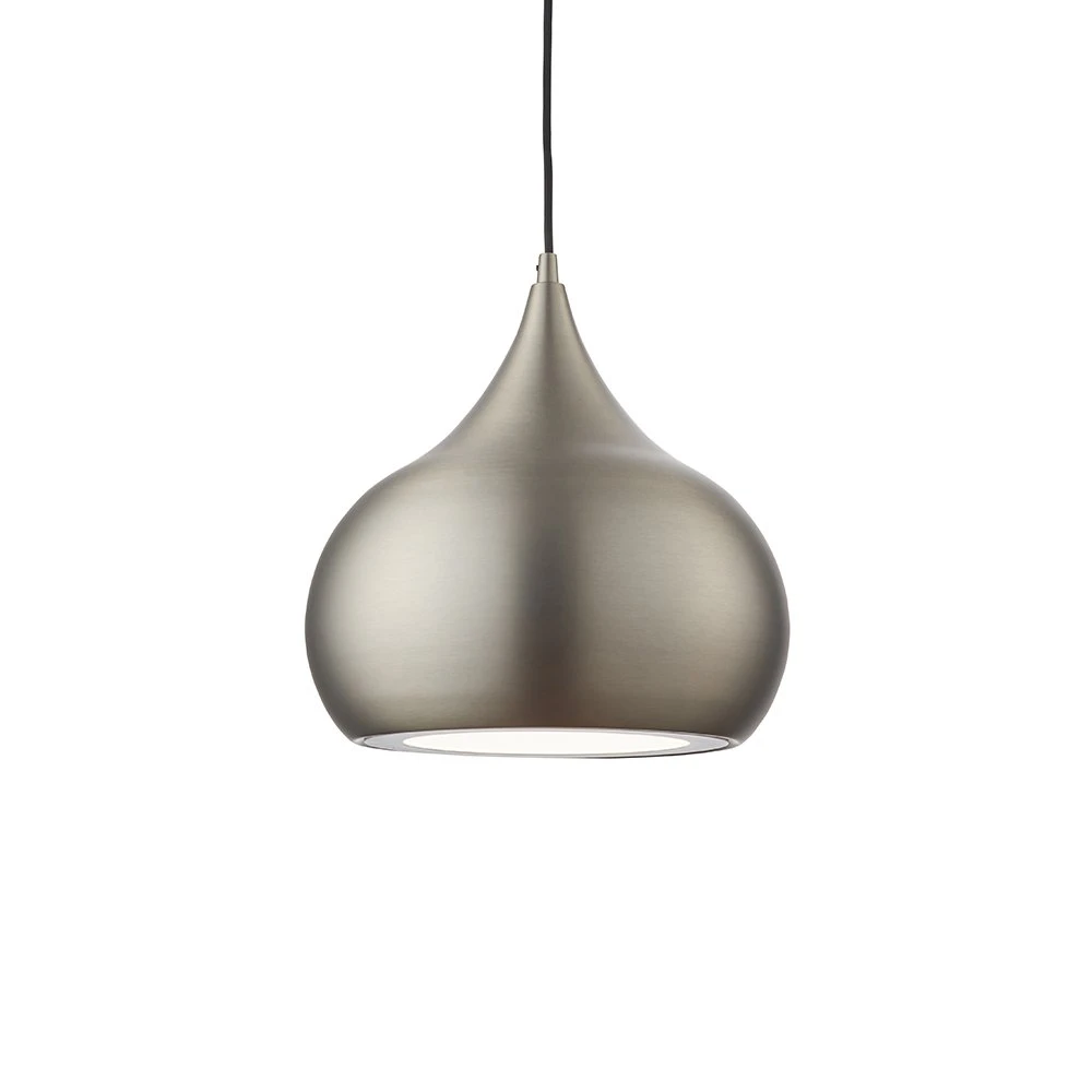 Single Matt Nickel Pendant | Washington Lighting and Interiors Single Matt Nickel Pendant | Washington Lighting and Interiors