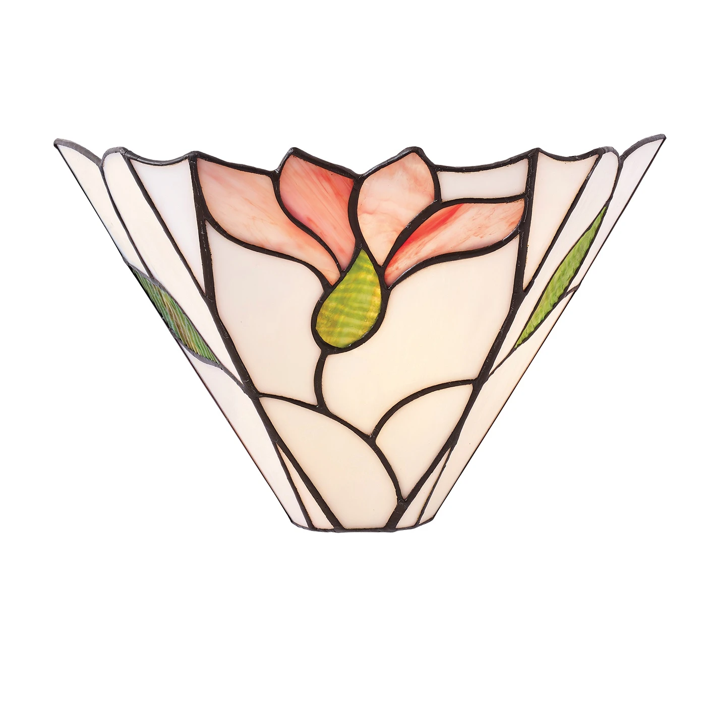 Tiffany Wall Washer with Floral Glass | Washington Lighting and Interiors Tiffany Wall Washer with Floral Glass | Washington Lighting and Interiors
