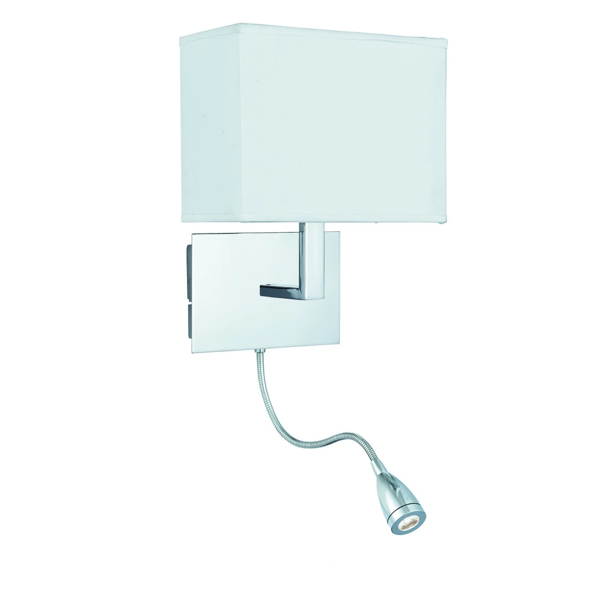 Wall Light Chrome with Led Flexi Arm | Washington Lighting and Interiors Wall Light Chrome with Led Flexi Arm | Washington Lighting and Interiors